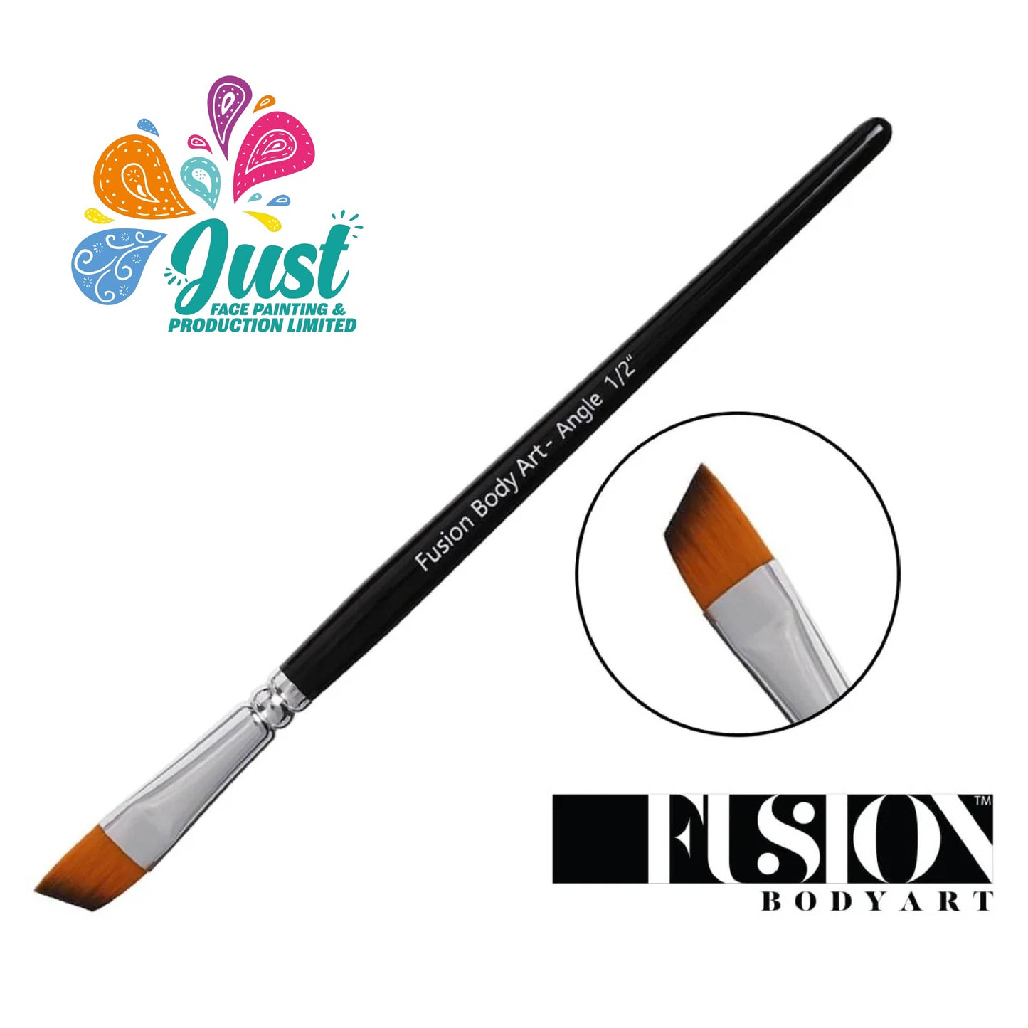 Fusion brush - FUSION BODY ART BRUSH 1/2 ANGLE