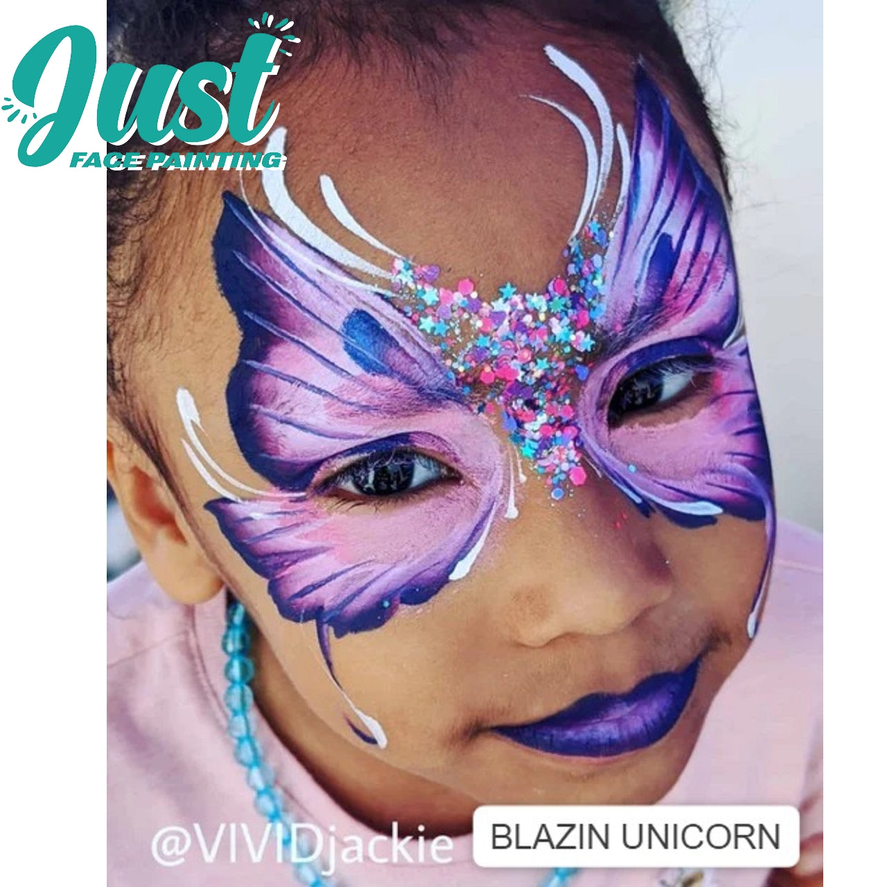 Vivid Glitter Glitter Cream - Blazin Unicorn - Gleam Chunky Glitter Cream (10g / 30g)