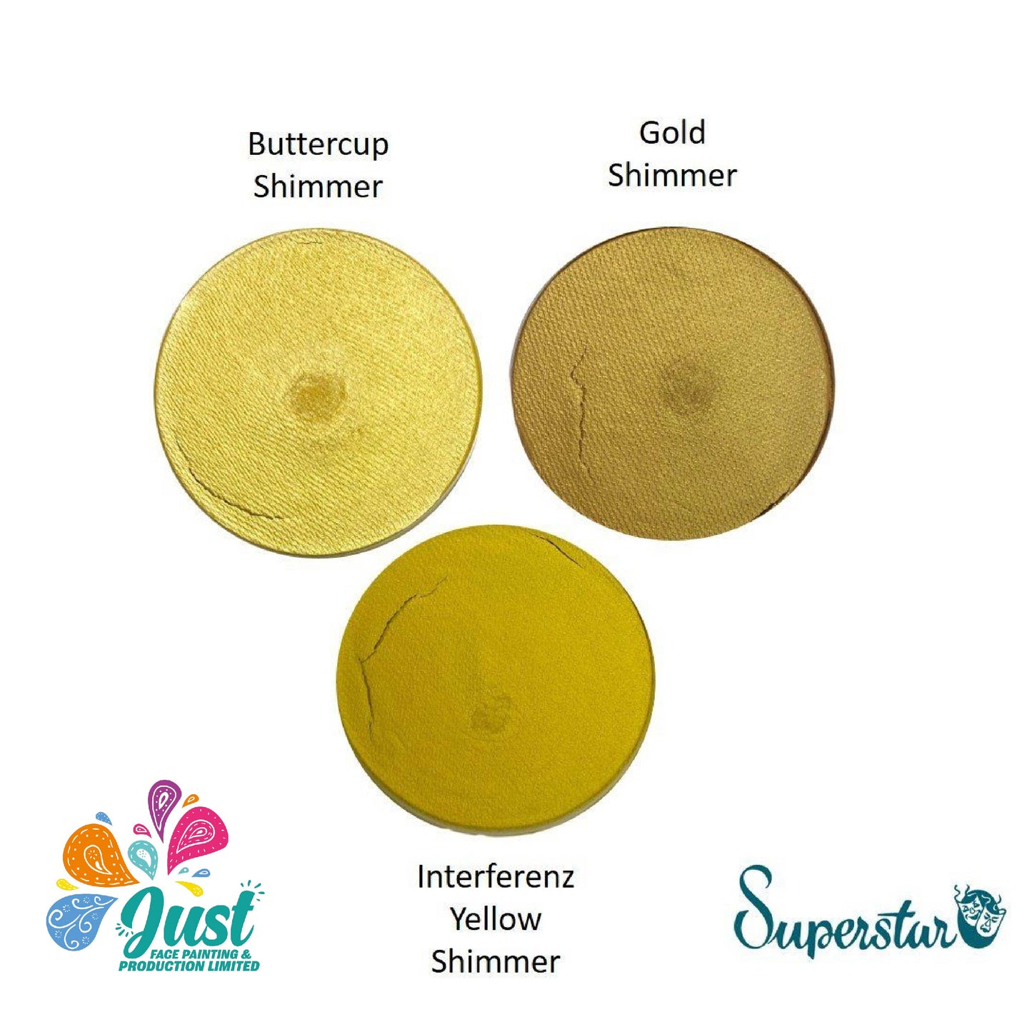 Superstar - Aqua Face- and Bodypaint 45G - Gold (shimmer)