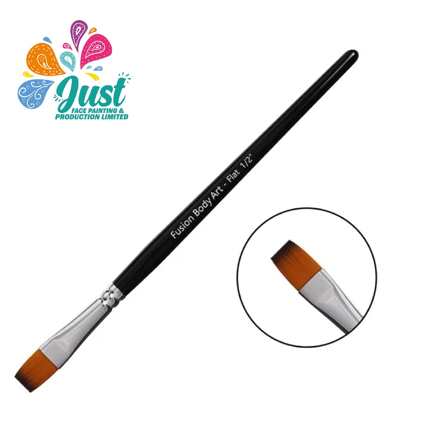 Fusion brush - FUSION BODY ART BRUSH 1/2 Flat