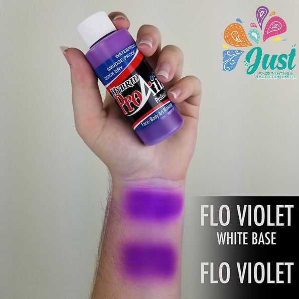 Waterproof - ProAiir Hybrid - Fluorescent UV Paint Set ( 2oz , 6 pack) / (2oz, 1 pc)