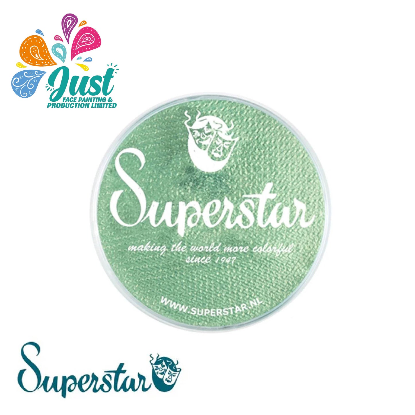 Superstar - Aqua Face- and Bodypaint 45G - Golden green (shimmer)