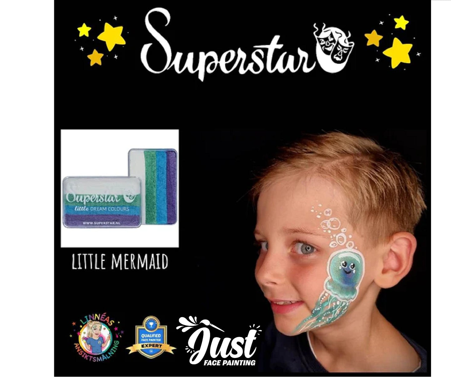 Superstar - Littler Colours Rainbow cake 30G - Little Mermaid (1 pc)