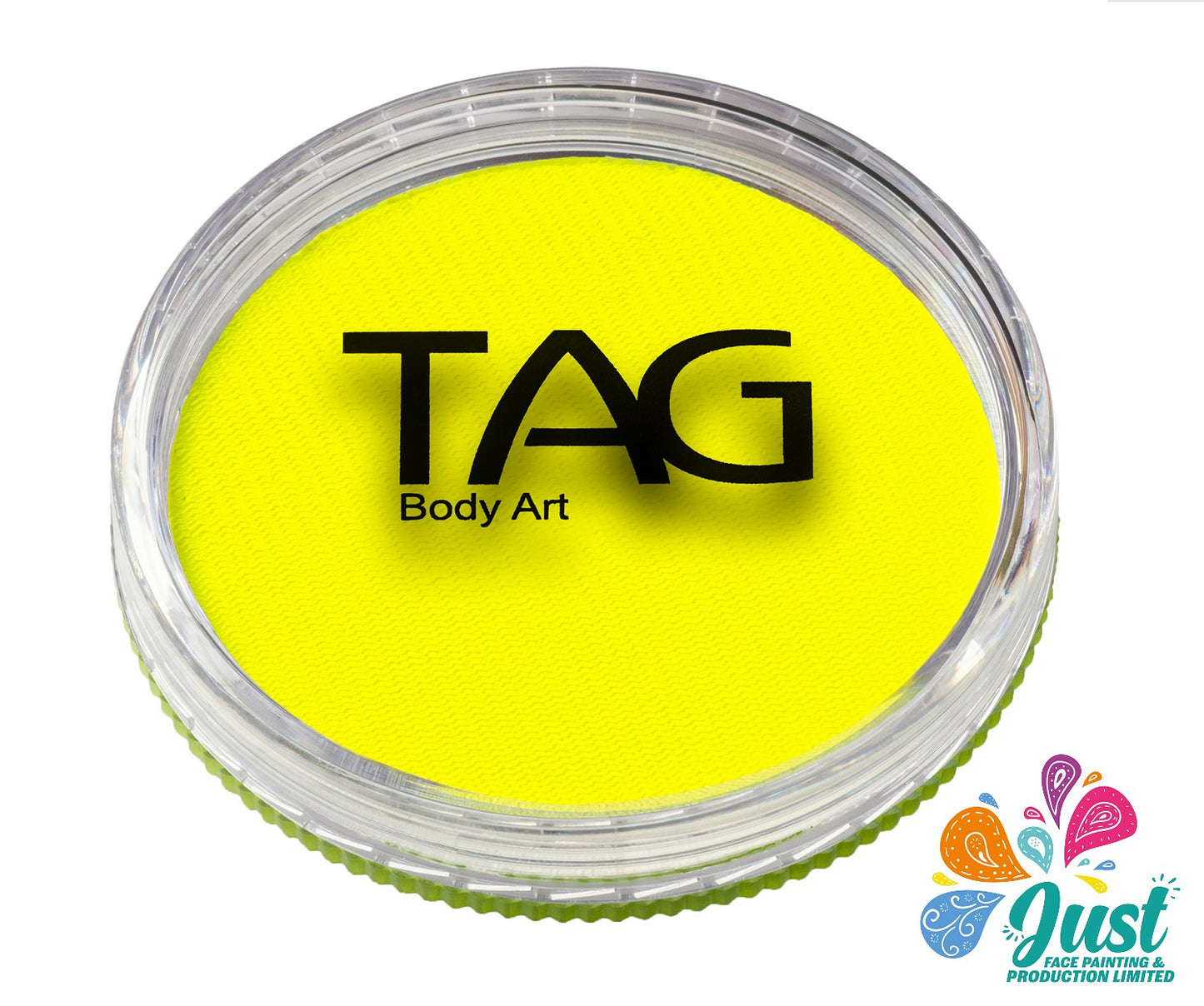 TAG Body Art - FACE AND BODY PAINT 32g - NEON YELLOW (UV EFFECT)