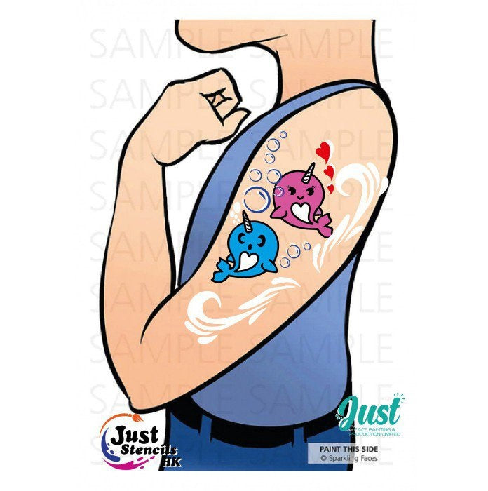 Just Stencils - JUST006 Narwhal