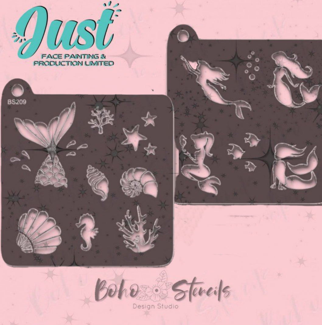 BOHO Stencils - BS0209 Sea World