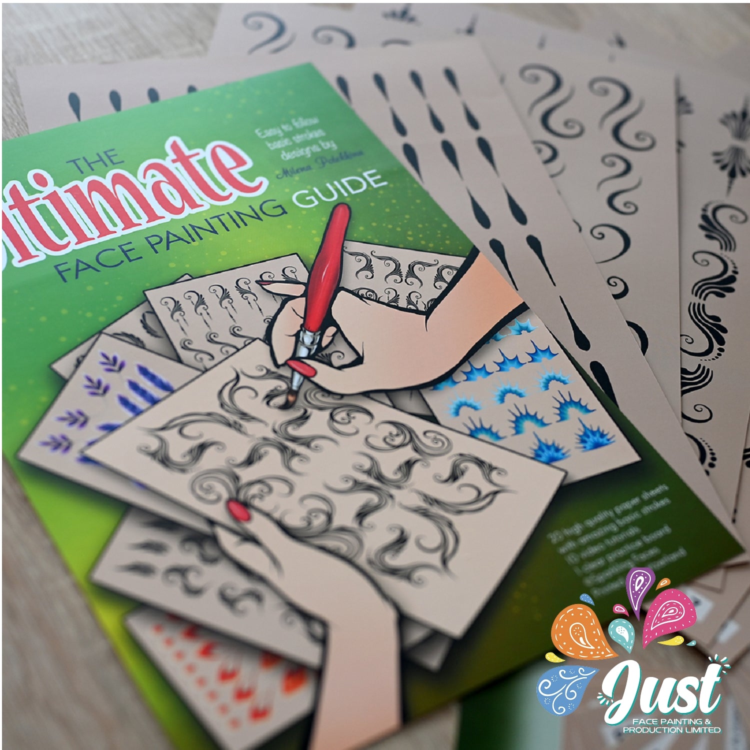 Sparkling Faces - The Ultimate Face Painting Guide - Basic Strokes by ...
