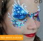 Vivid Glitter Glitter Cream - Red White & Boom - Gleam Chunky Glitter Cream (10g /Stackable Jar)