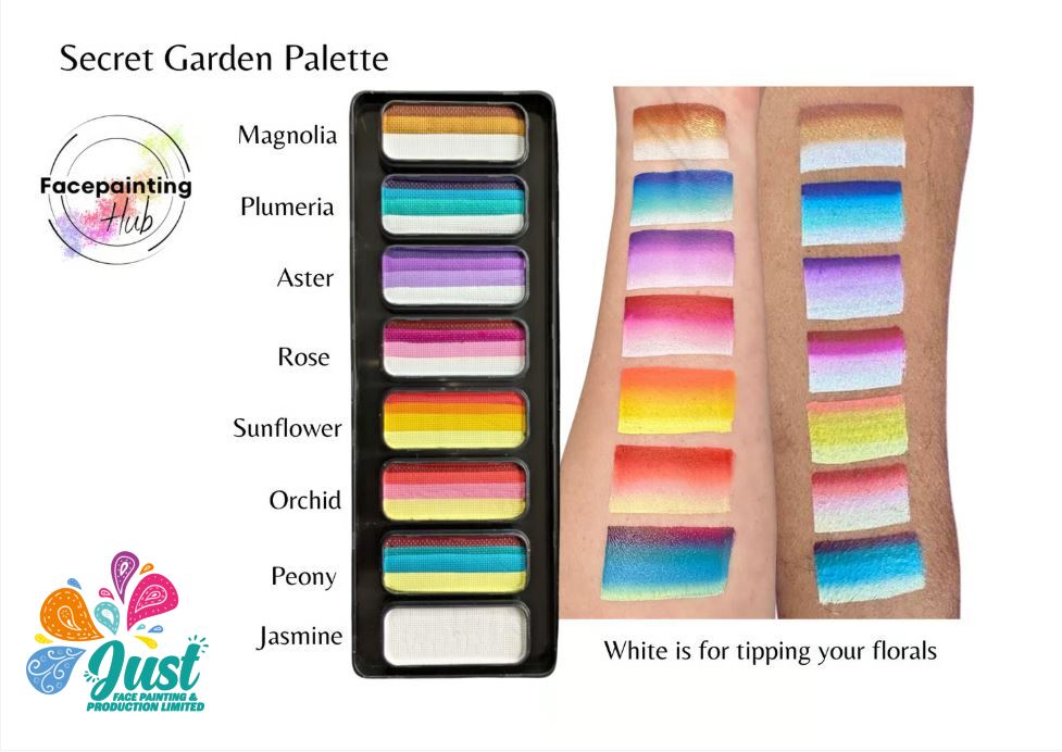 Face Painting Hub Palette - Secret Garden Palette