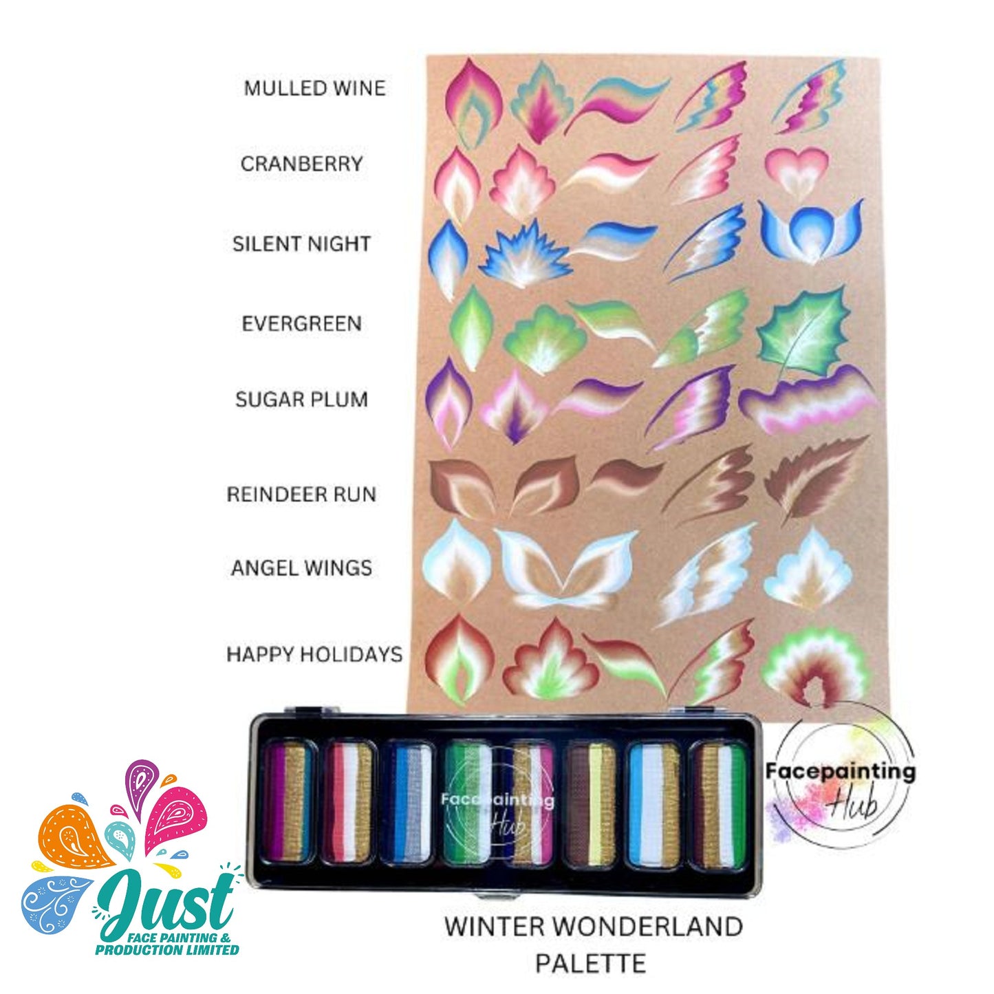 Face Painting Hub Palette - Winter Wonderland Palette (Limited Edition ✨) Christmas