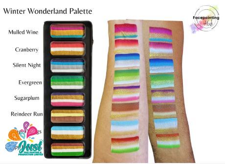 Face Painting Hub Palette - Winter Wonderland Palette (Limited Edition ✨) Christmas