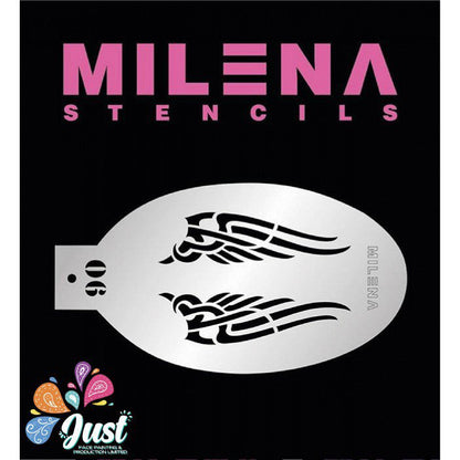 Milena Stencils 006 Unicorn Wings