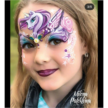 Milena Stencils 006 Unicorn Wings