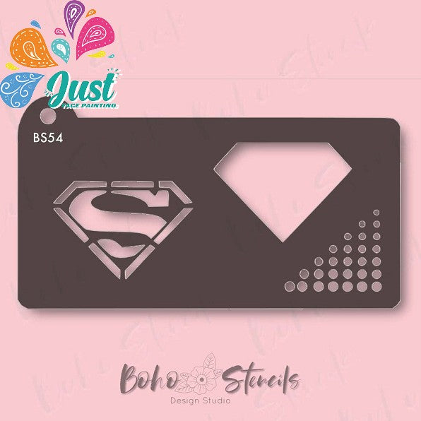 BOHO Stencils - BS054 Super Hero
