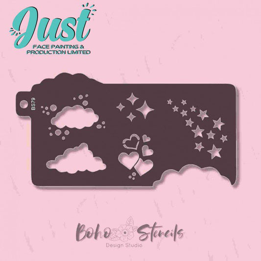 BOHO Stencils - BS0079 Cloud and Star