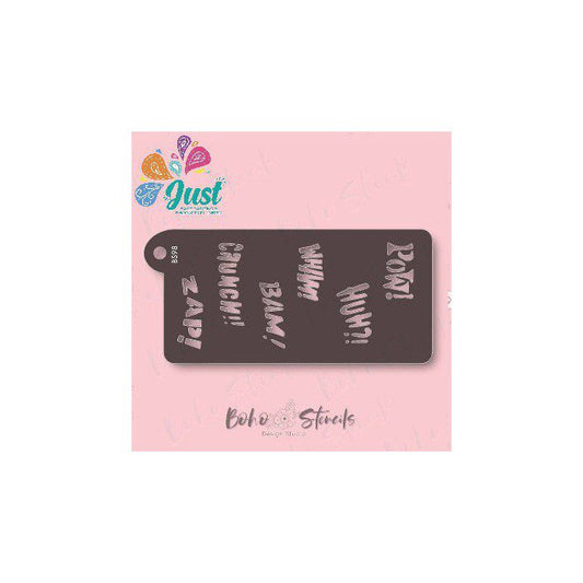 BOHO Stencils - BS0098 POW
