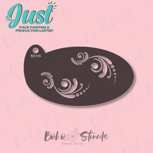 BOHO Stencils - BS0105 Linework with Dot