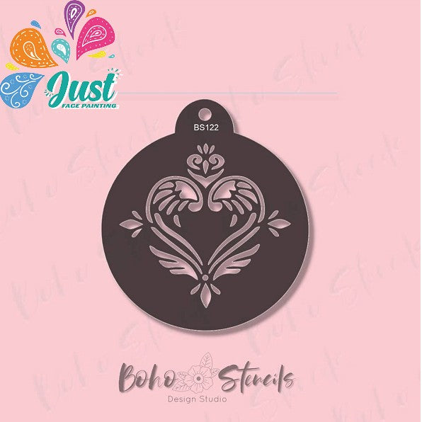 BOHO Stencils - BS122 Fairy Heart