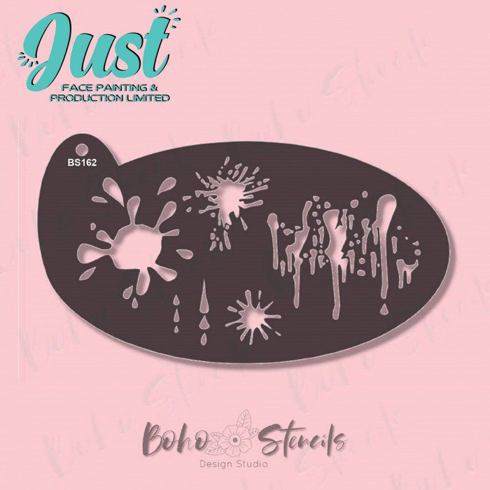 BOHO Stencils - BS0162 Texture Paint Splatter