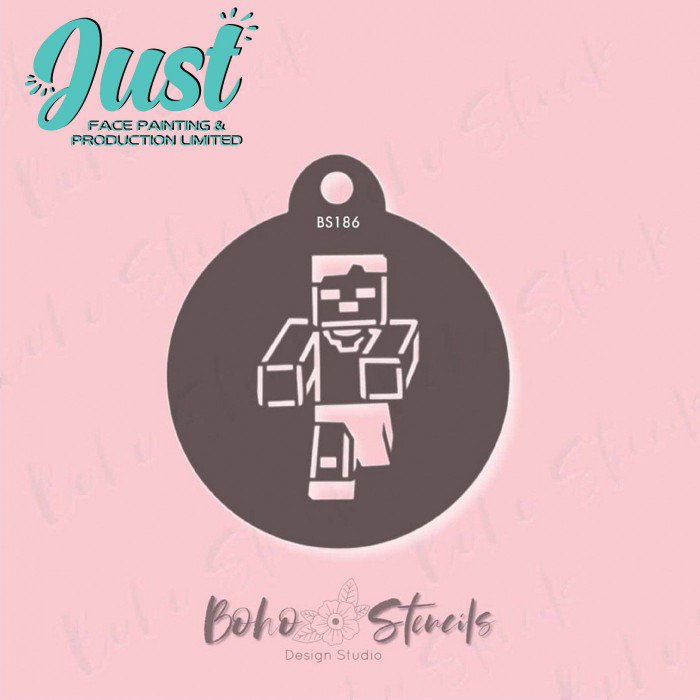 BOHO Stencils - BS0186 Minecraft