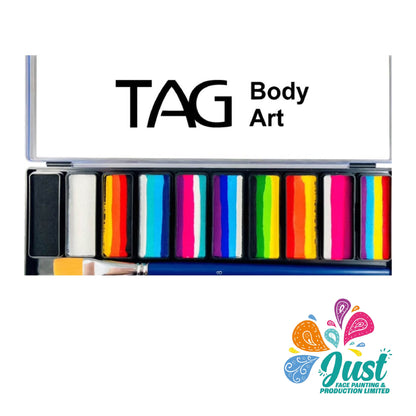 TAG Body Art - FACE AND BODY PAINT PALETTE 1 Stroke Palette 10 x 10g Face and Body Paint (Copy)