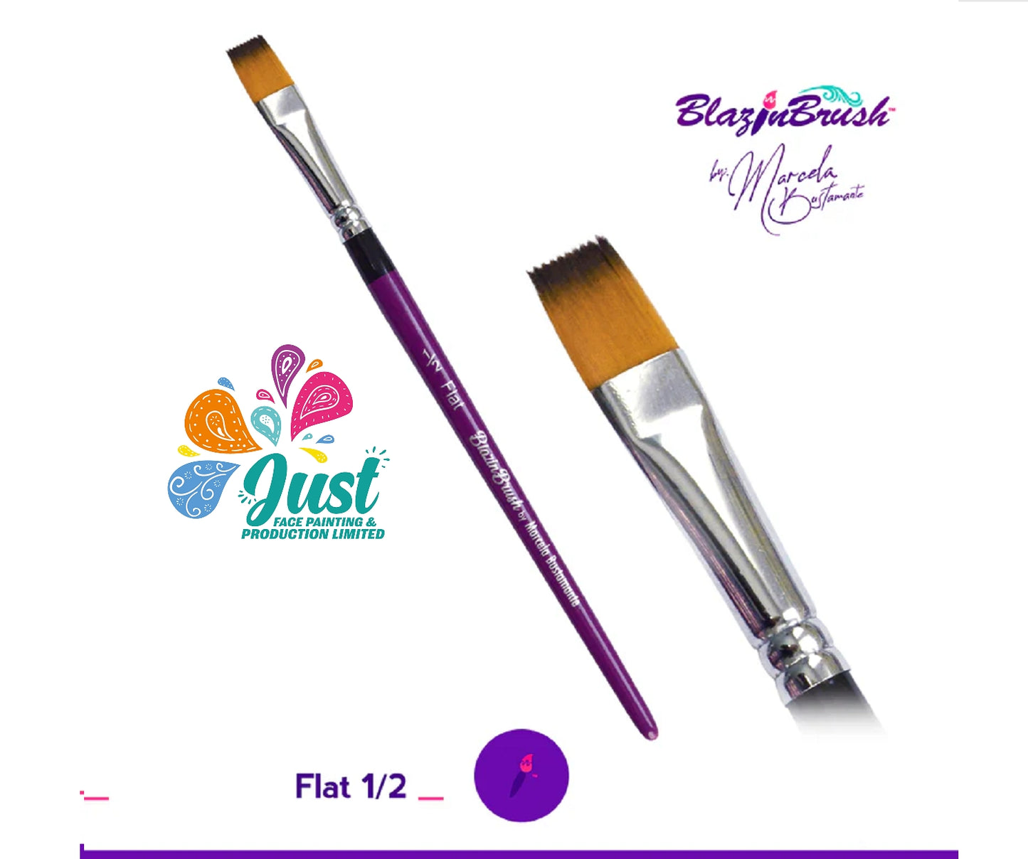 Blazin Brush - Flat 1/2 -LE