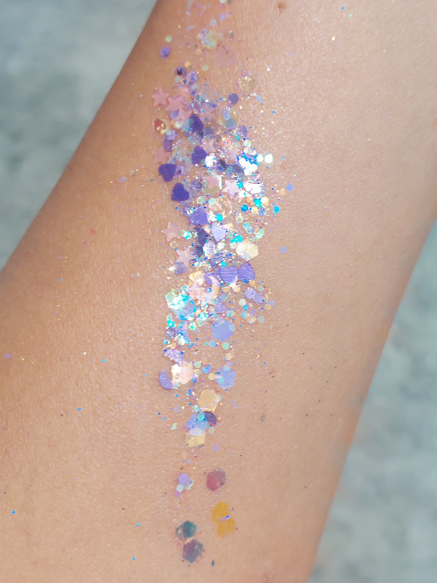 Vivid Glitter Glitter Cream - Mystic Melon - Gleam Chunky Glitter Cream (10g)