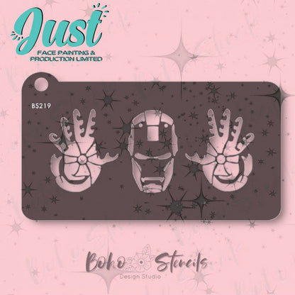 BOHO Stencils - BS0219 Ironman
