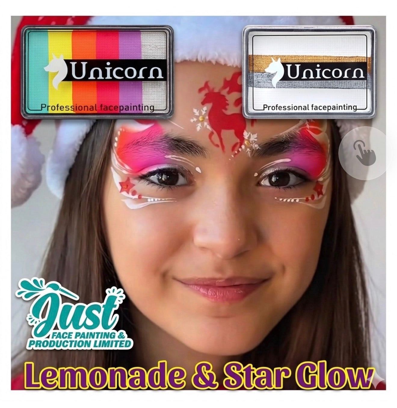 Unicorn Split Cake 50g - Аквагрим Unicorn Face Painting Lemonade