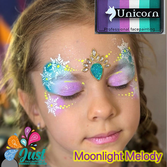 Unicorn Split Cake 50g - Аквагрим Unicorn Face Painting Moonlight Melody (50g)