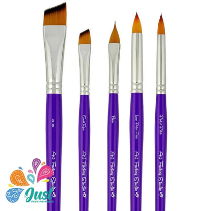 Art Factory Brush - Art Factory Studio Face Paint Brush | Flower Essentials 5pk Set