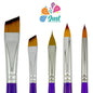 Art Factory Brush - Art Factory Studio Face Paint Brush | Flower Essentials 5pk Set