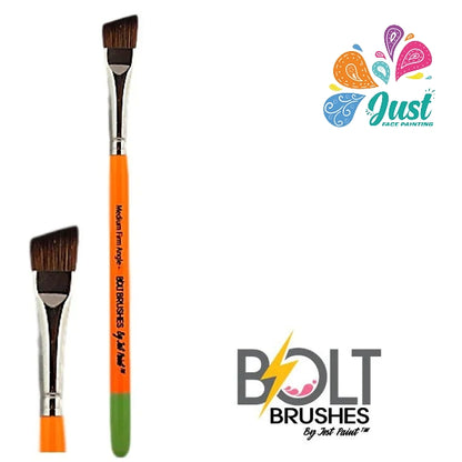 BOLT brushes from Jest Paint - Medium FIRM Angle 5/8 inch