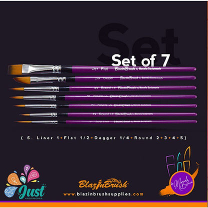Blazin Brush - Set of 7 - LE (7 pcs)