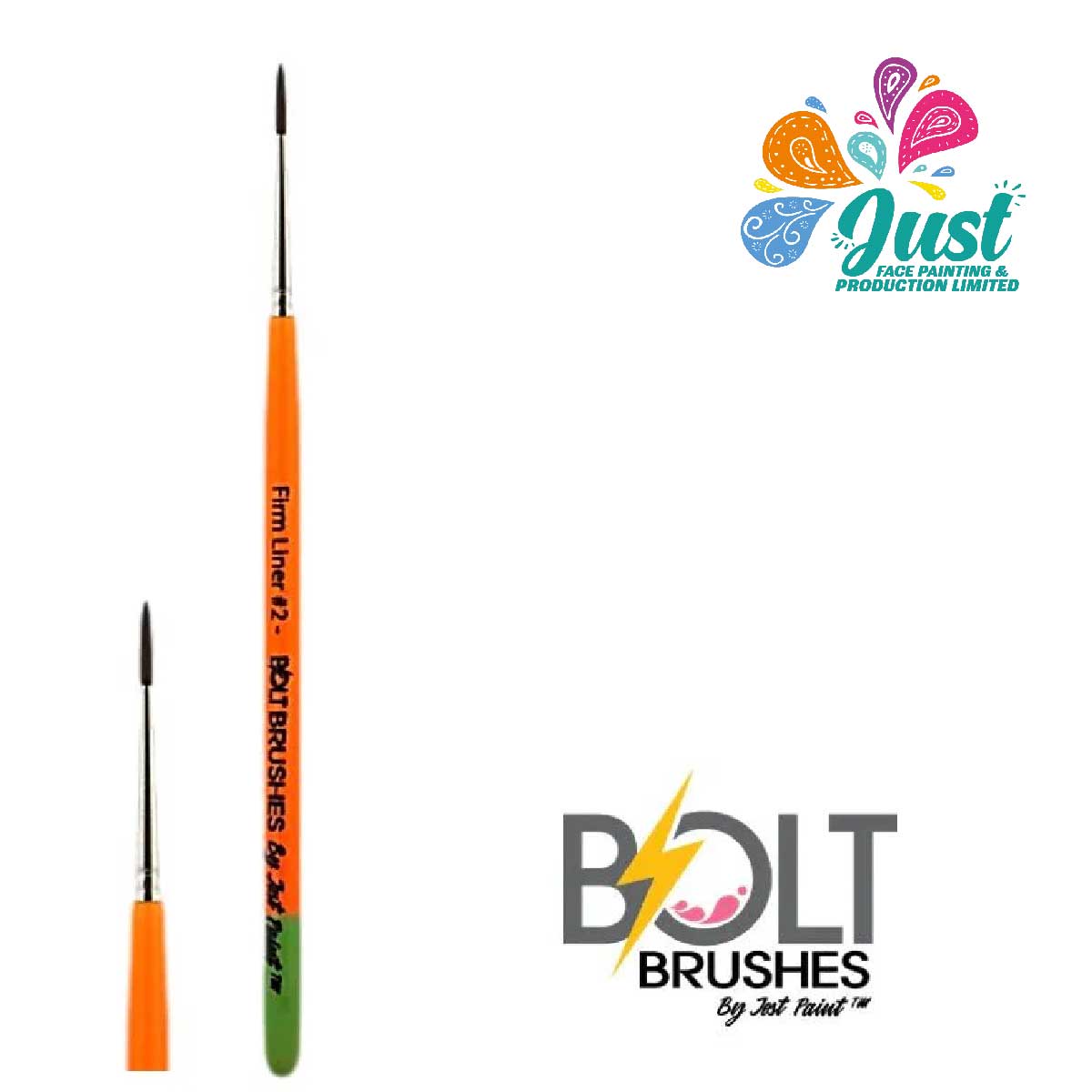 BOLT brushes from Jest Paint - FIRM Liner #2