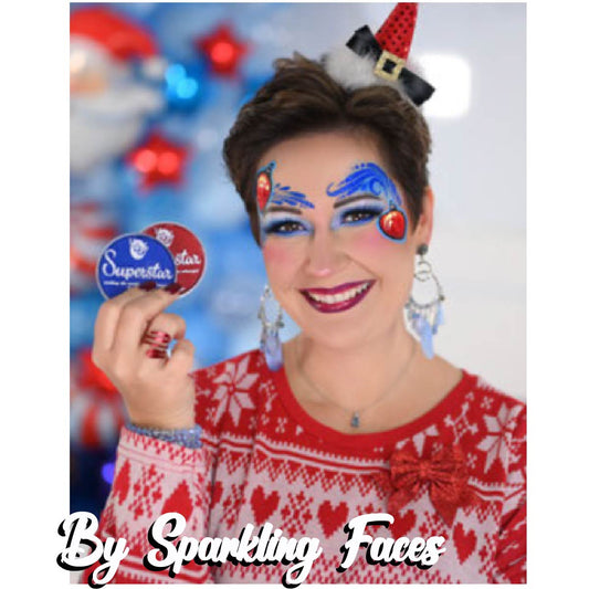 Superstar - Aqua Face- and Bodypaint 45G - "NEW" Brilliant Blue