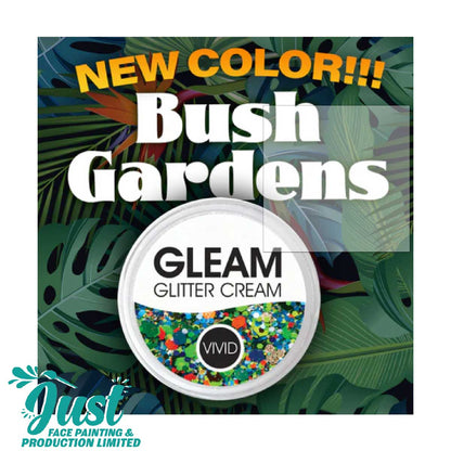 Vivid Glitter Glitter Cream - Bush Gardens - Gleam Chunky Glitter Cream (10g)