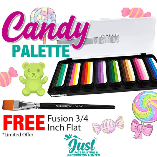 Fusion Palette - Fusion Thin Strokes | Candy Face Paint Palette