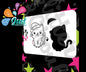 Glitter & Ghouls Stencils - Christms Kitty Petite