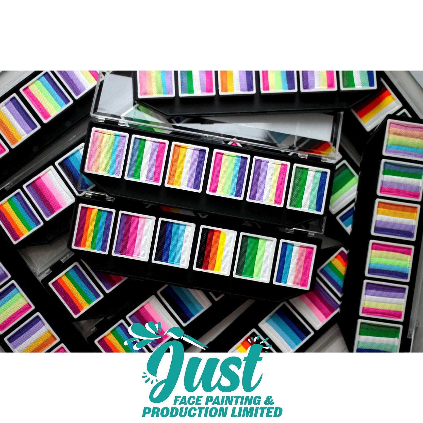Unicorn Palette - Аквагрим Unicorn Face Painting - Colored clouds Palette 6x10g
