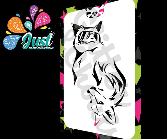 Glitter & Ghouls Stencils - Cool Critters