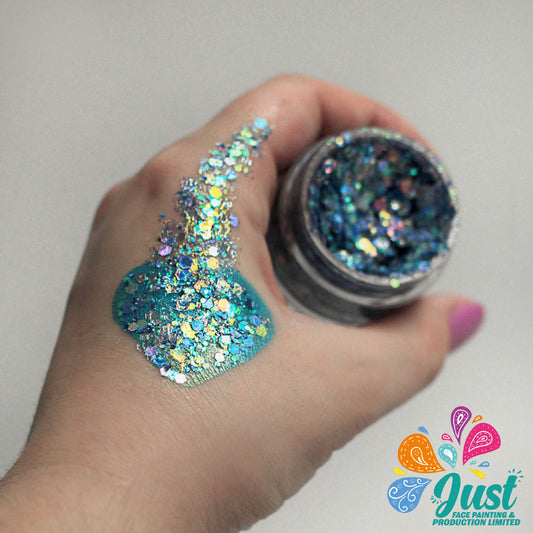 Unicorn Glitter - Cream-Glitter Unicorn Chess - Ocean (Blue) (one no.)