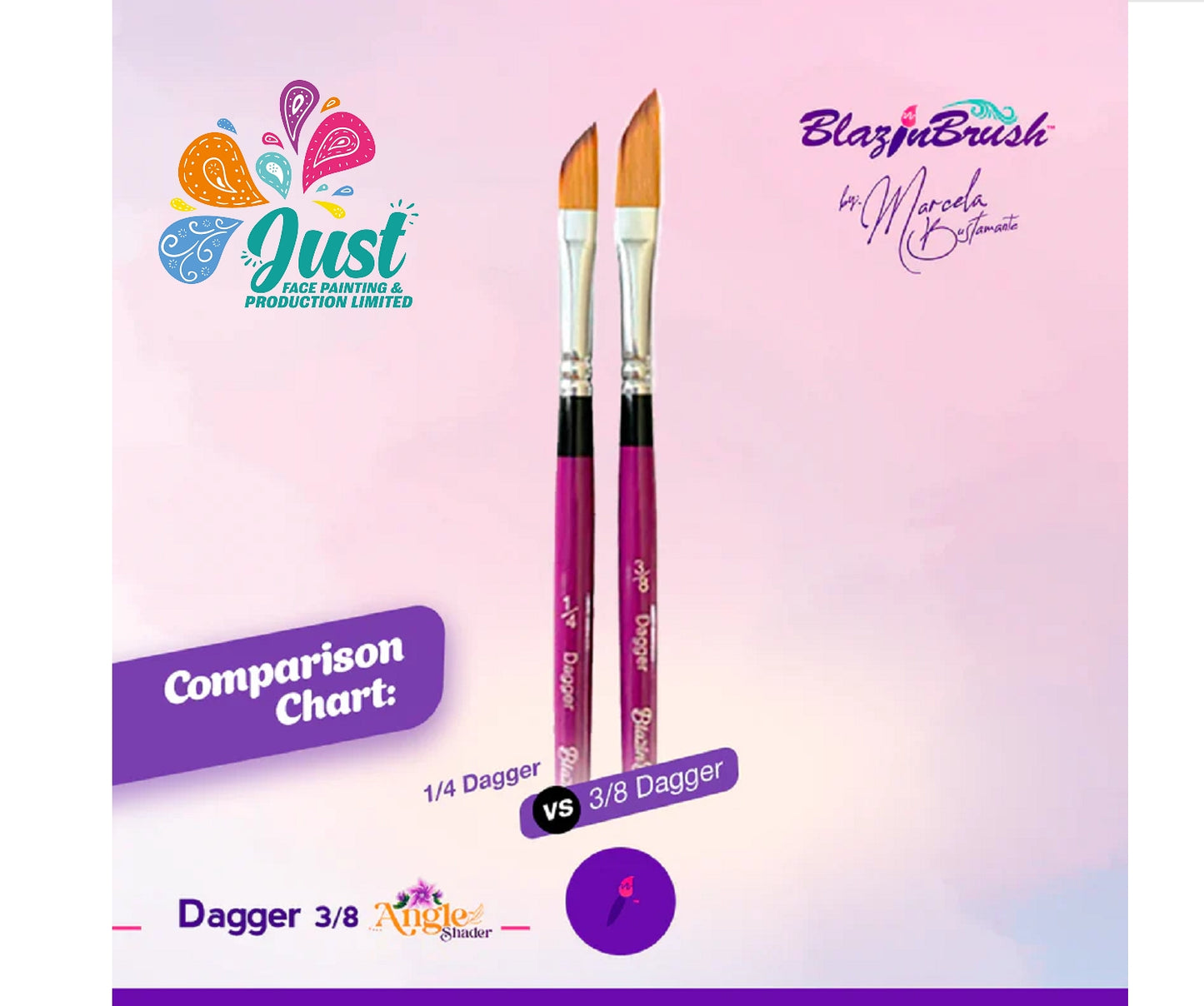 Blazin Brush - Dagger 3/8