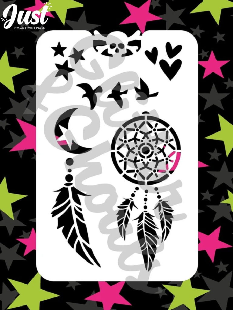 Glitter & Ghouls Stencils - Dreamcatcher