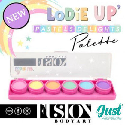 Fusion Face Painting Palette - Elodie's Pastel Delights Palette