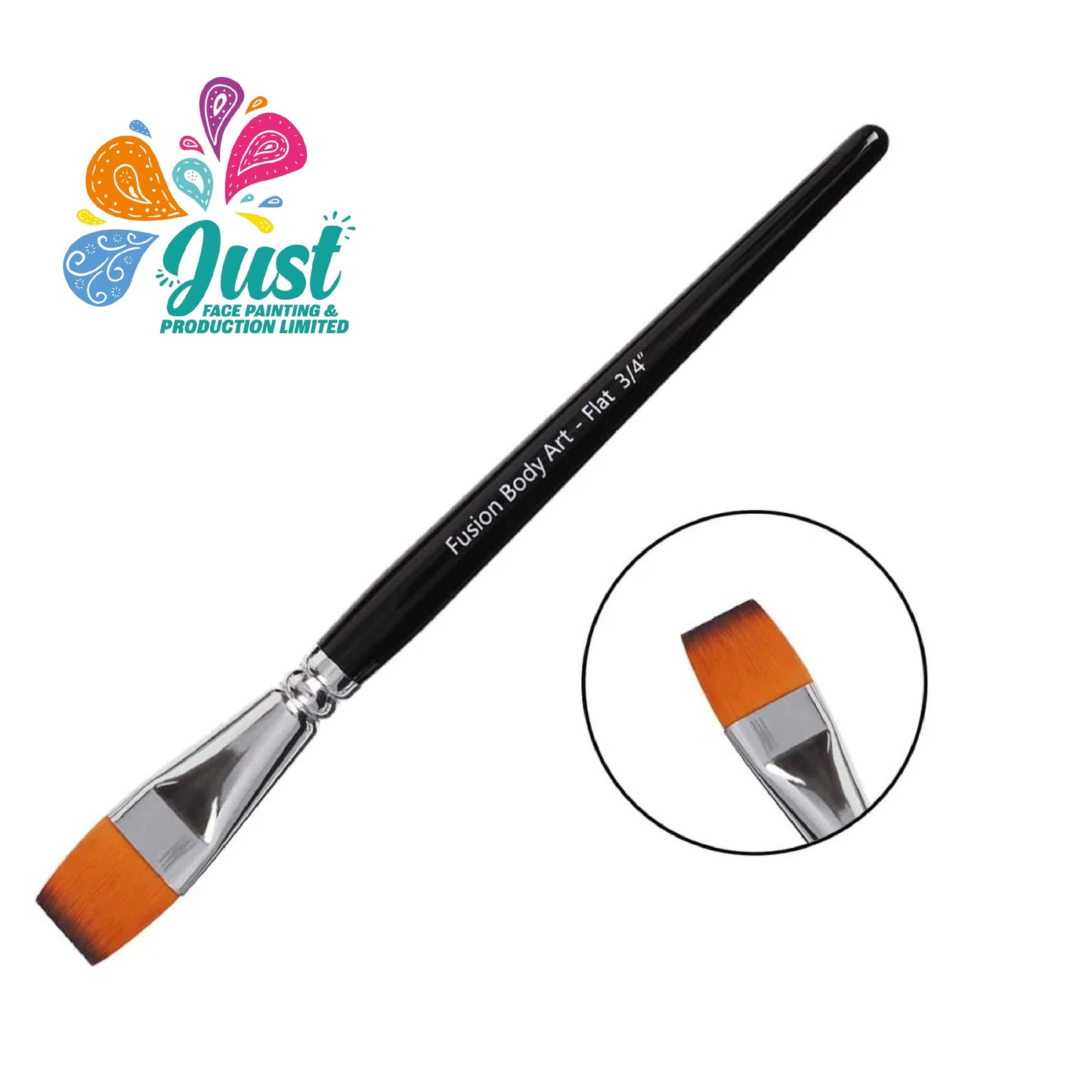Fusion brush - FUSION BODY ART BRUSH 3/4 Flat