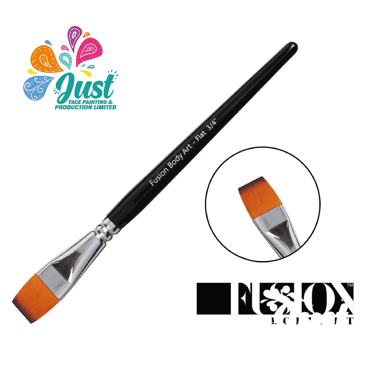 Fusion brush - FUSION BODY ART BRUSH 3/4 Flat