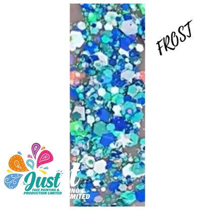 Art Factory Glitters - Festival Glitter Gel — Frost (Icy Blue & Silver)