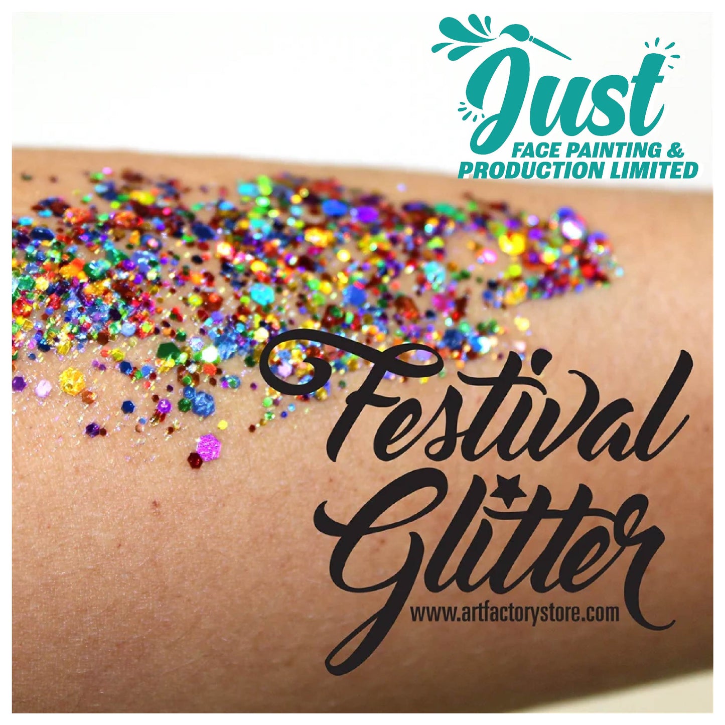 Art Factory Glitters - Festival Glitter Gel — Rainbow Pride (Holographic Rainbow)