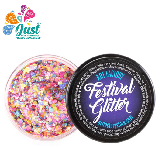 Art Factory Glitters - Festival Glitter Gel — Rave (UV Reactive)